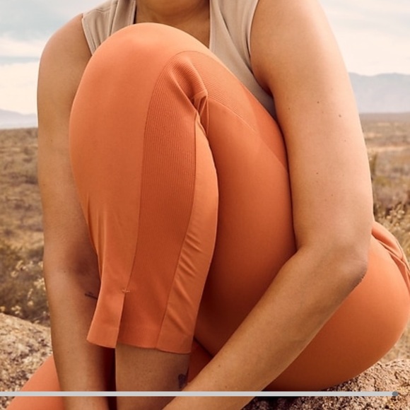 NWOT Athleta Brooklyn Ankle Pant Sunbaked Clay Plus size 20 orange new - Picture 2 of 6
